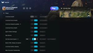 Mount Blade II Bannerlord Trainer screenshot