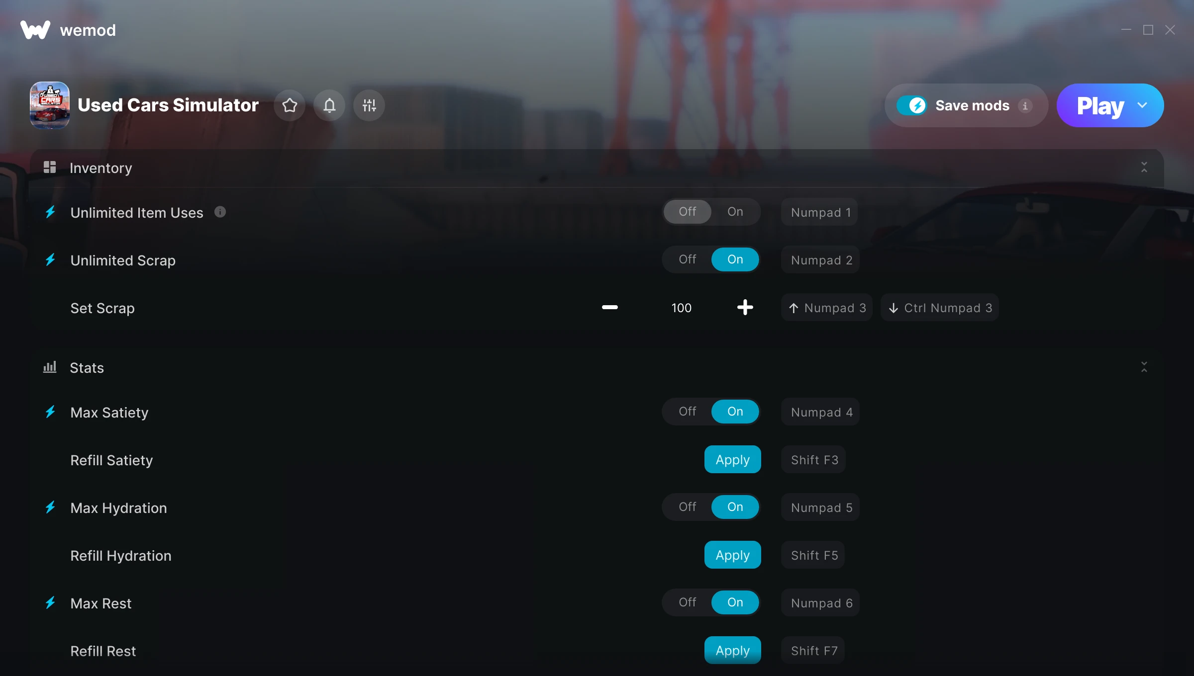 Used Cars Simulator Trainer screenshot