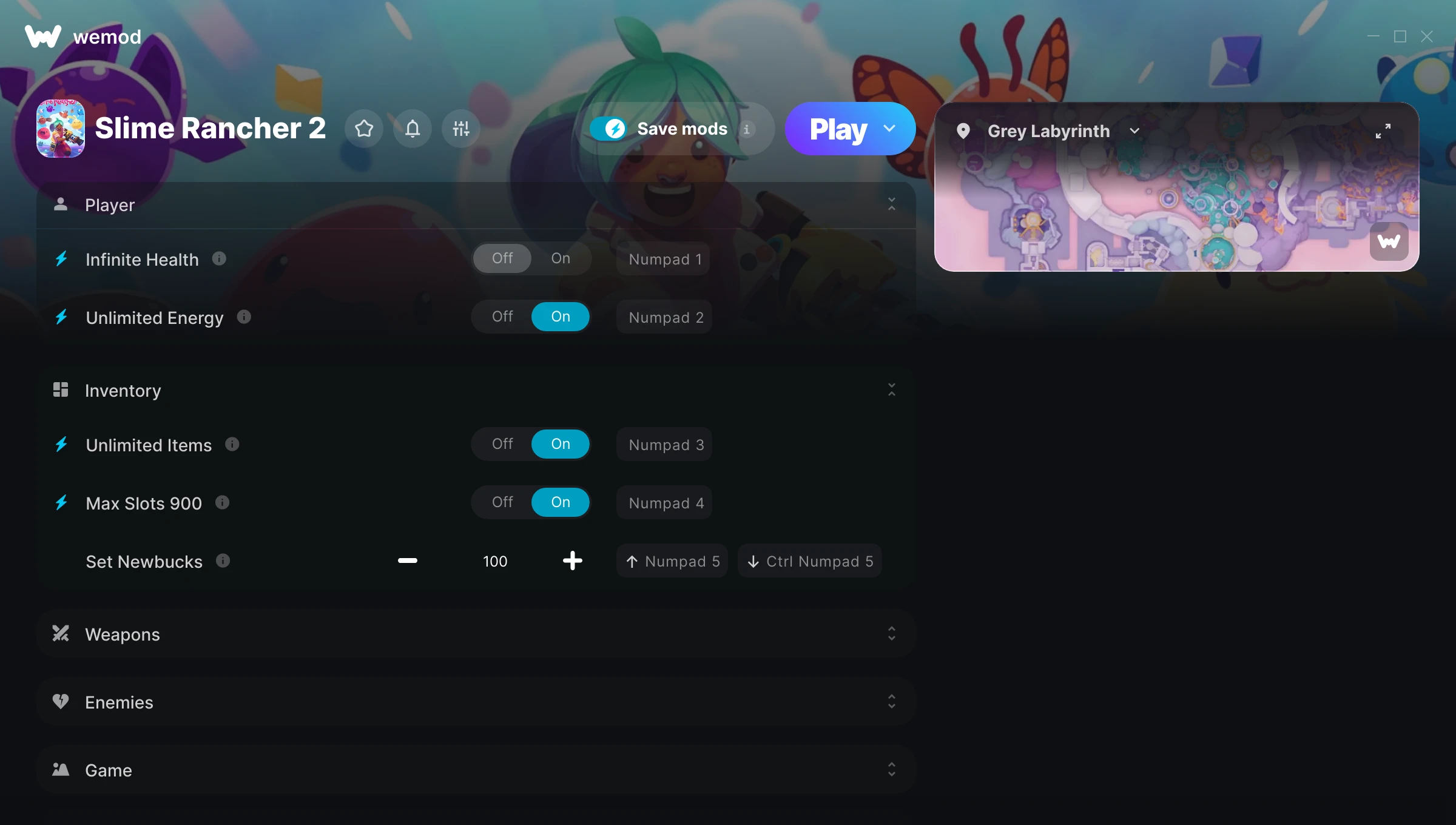 Slime Rancher 2 Trainer screenshot