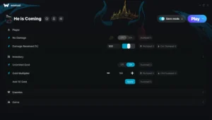 He is Coming Trainer screenshot