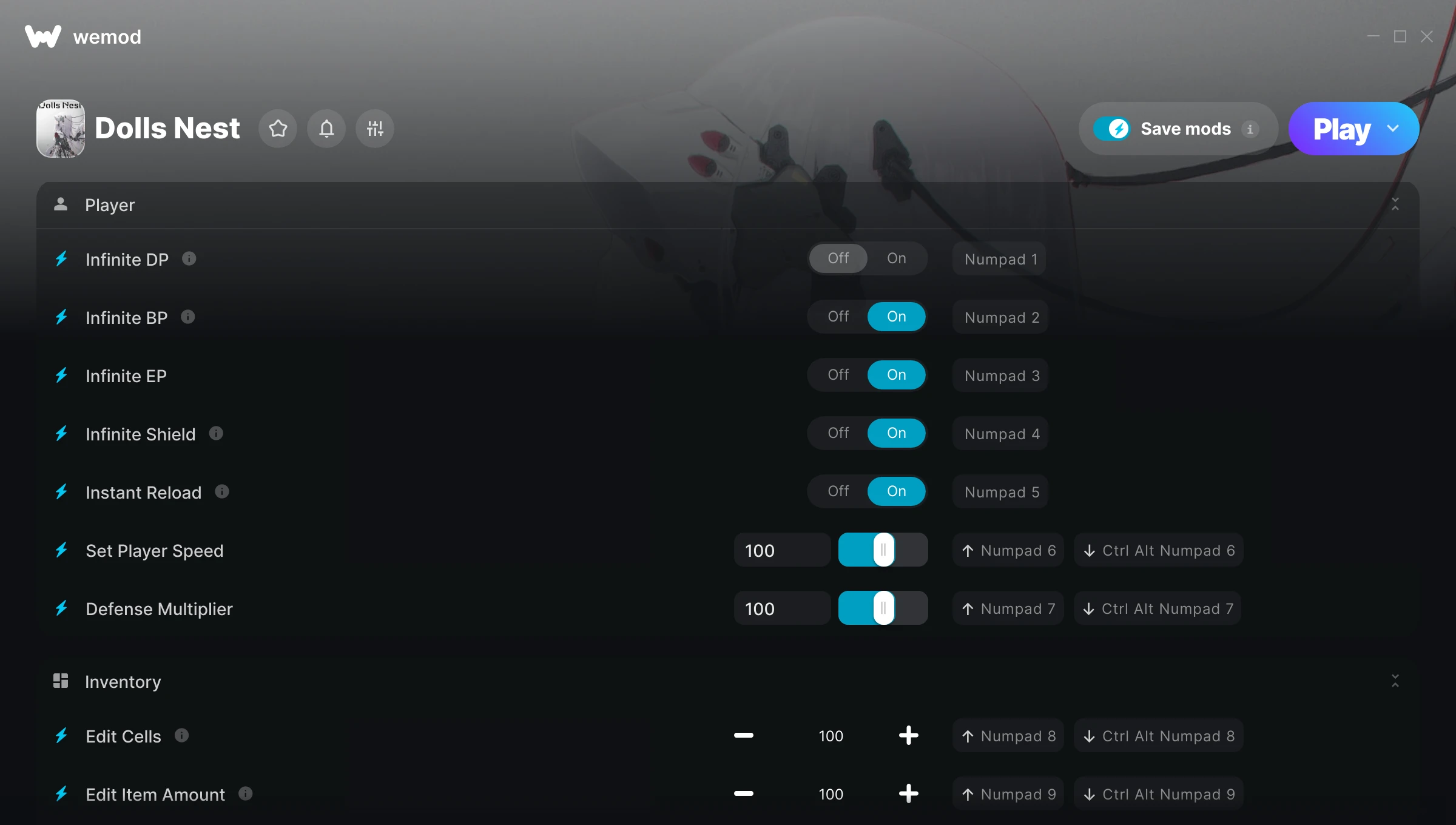 Dolls Nest Trainer screenshot