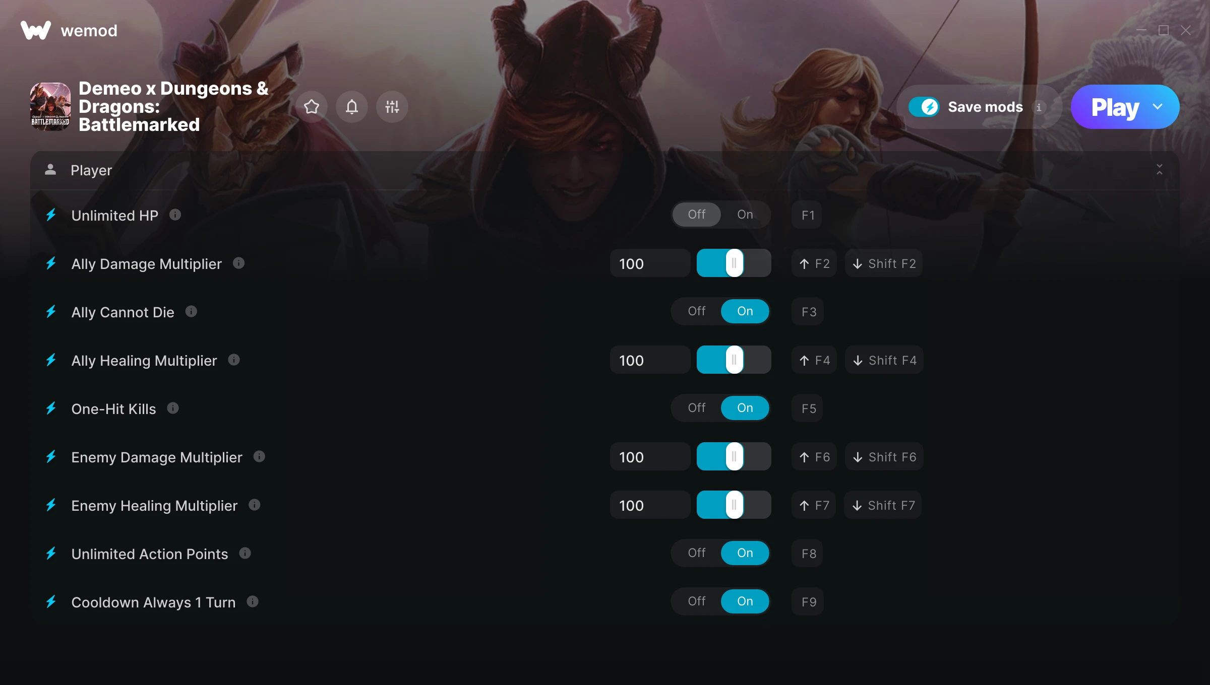 Demeo x Dungeons & Dragons: Battlemarked Trainer screenshot
