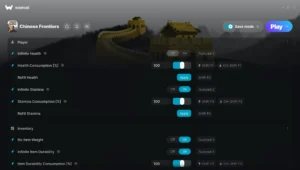 Chinese Frontiers Trainer screenshot