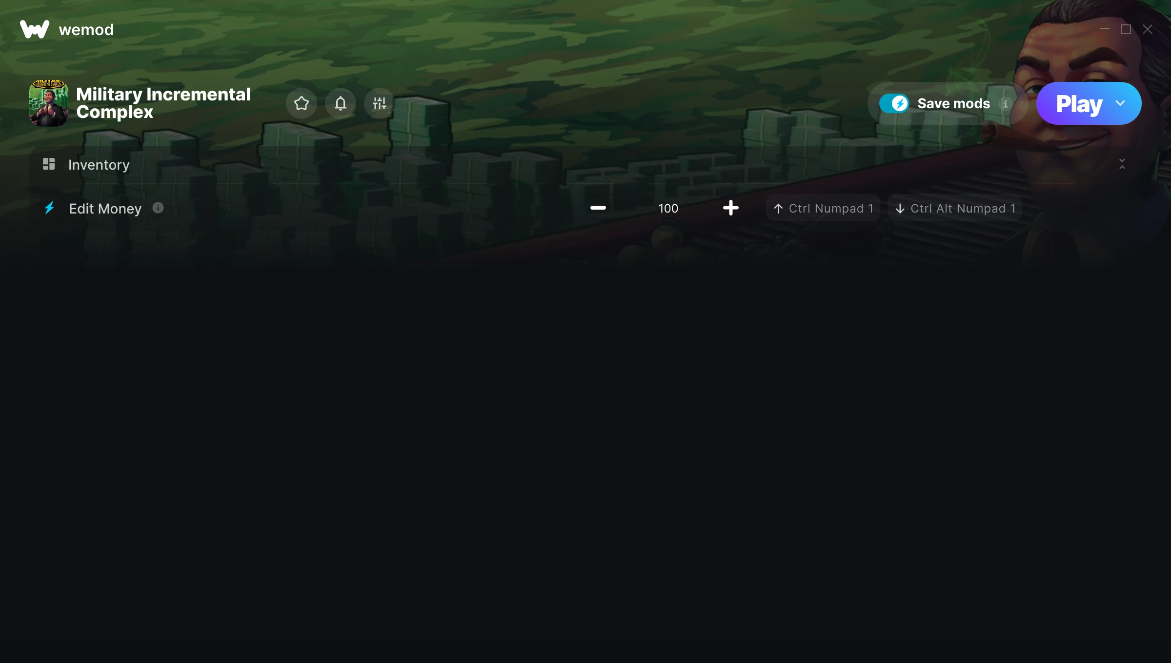 Military Incremental Complex Trainer screenshot
