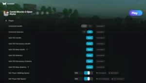 Zumbi Blocks 2 Open Alpha Trainer screenshot