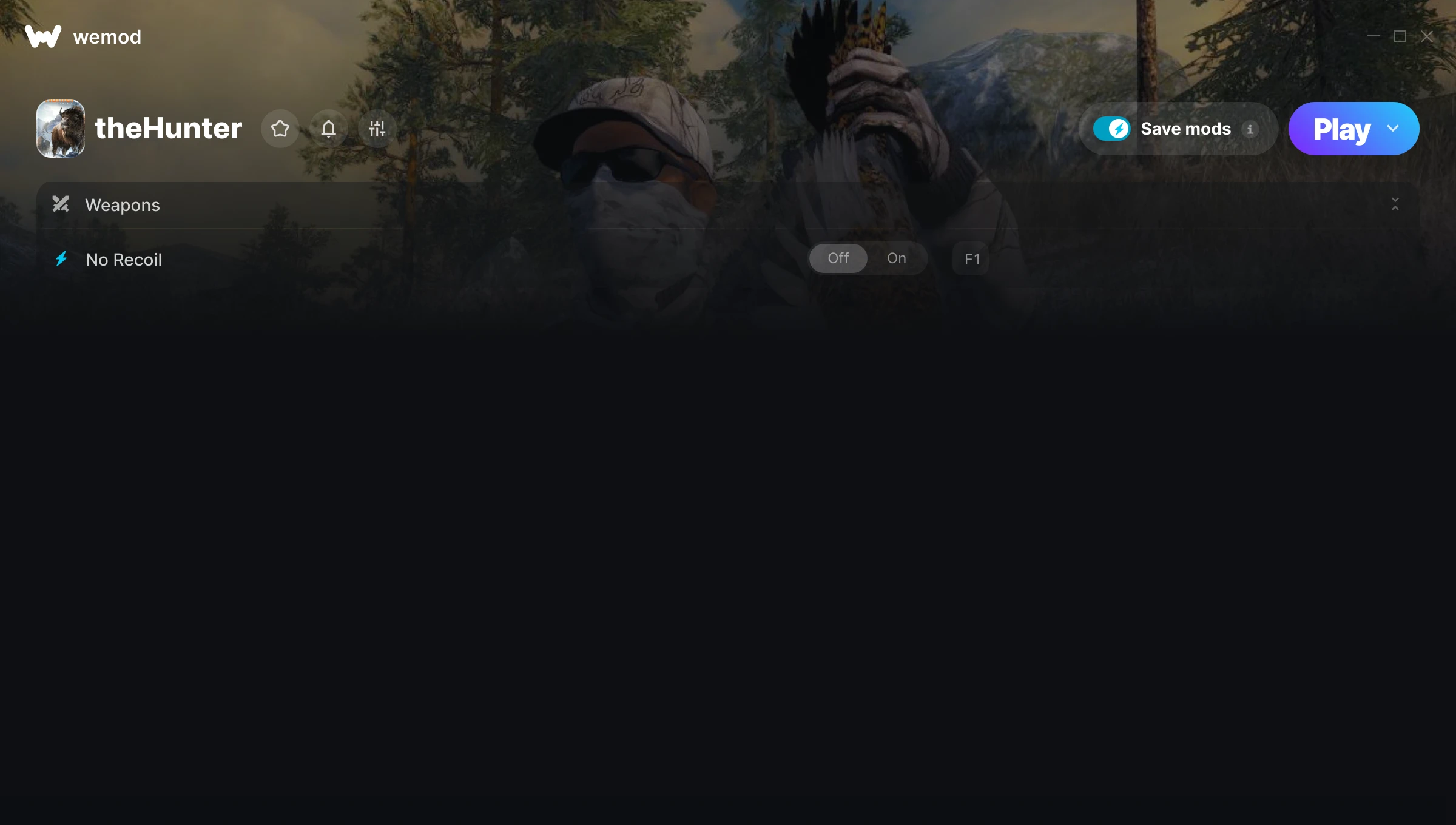 theHunter Trainer screenshot