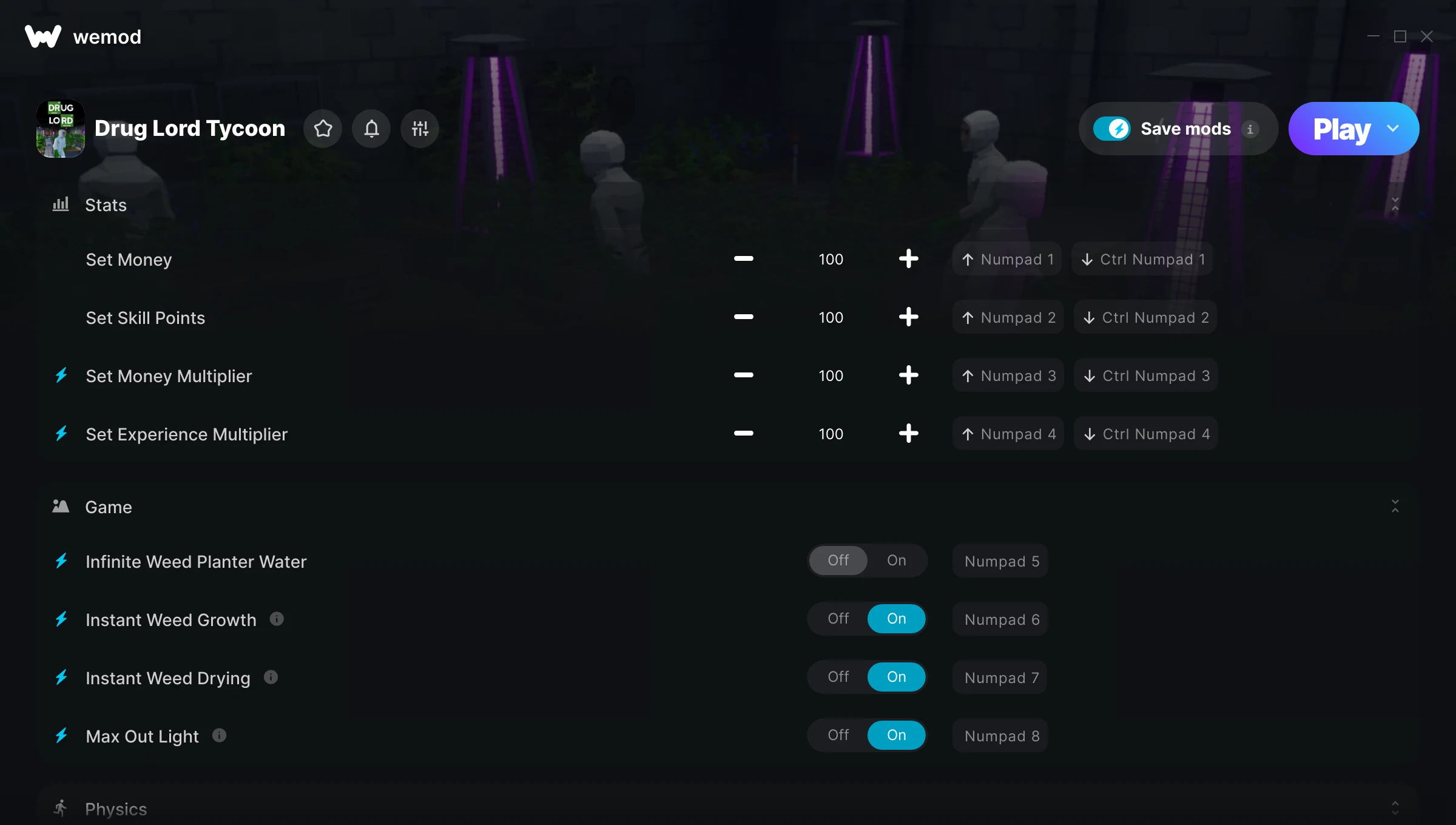 Drug Lord Tycoon Trainer screenshot