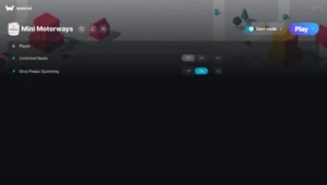 Mini Motorways Trainer screenshot