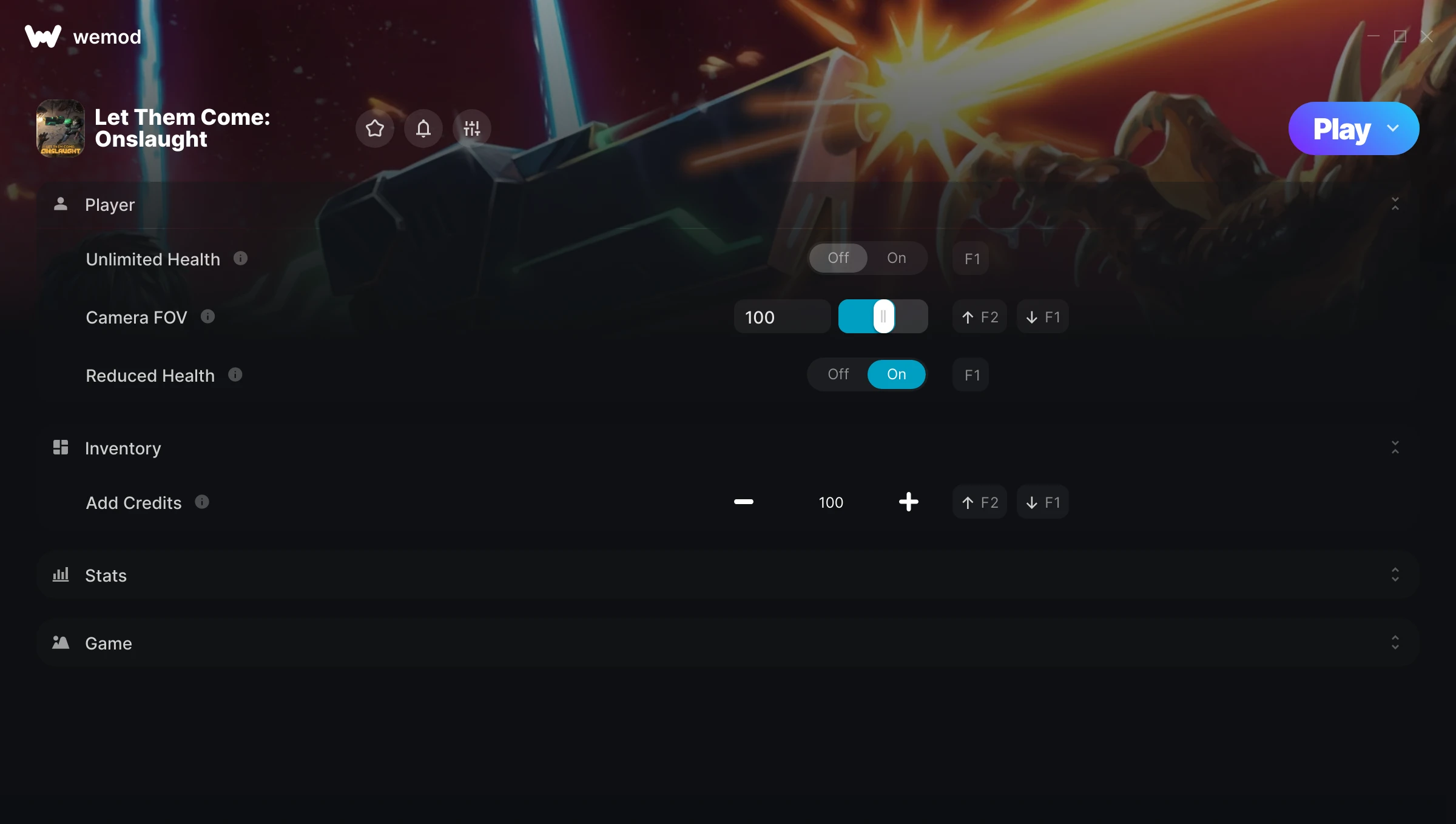 Let Them Come: Onslaught Trainer screenshot