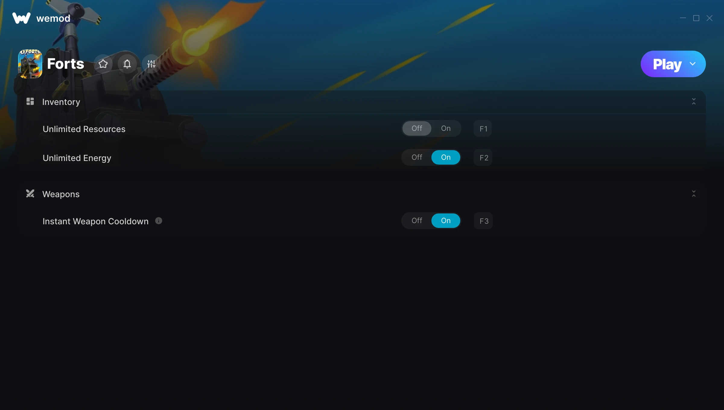 Forts Trainer screenshot