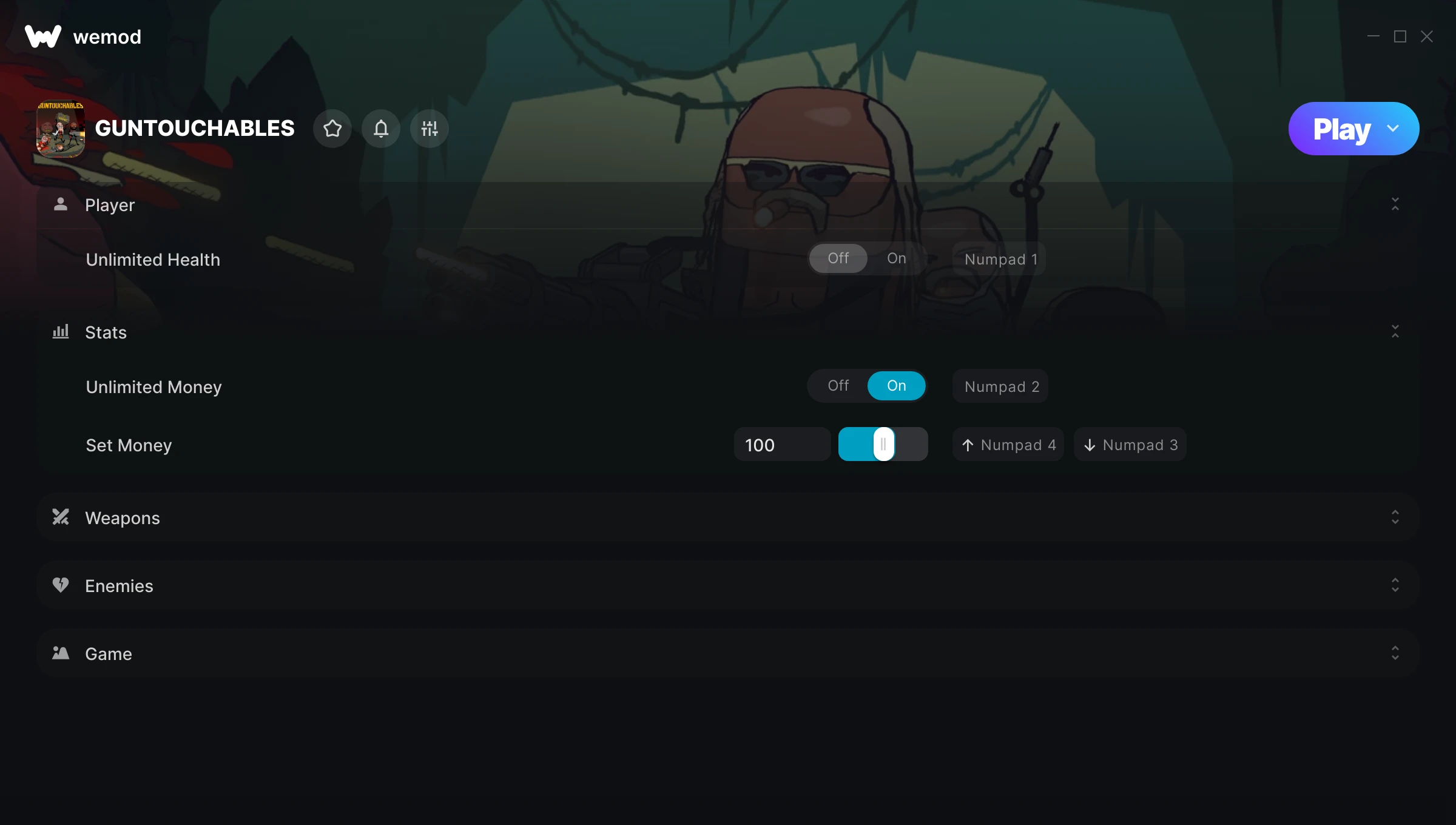 GUNTOUCHABLES Trainer screenshot