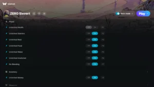 ZERO Sievert Trainer screenshot