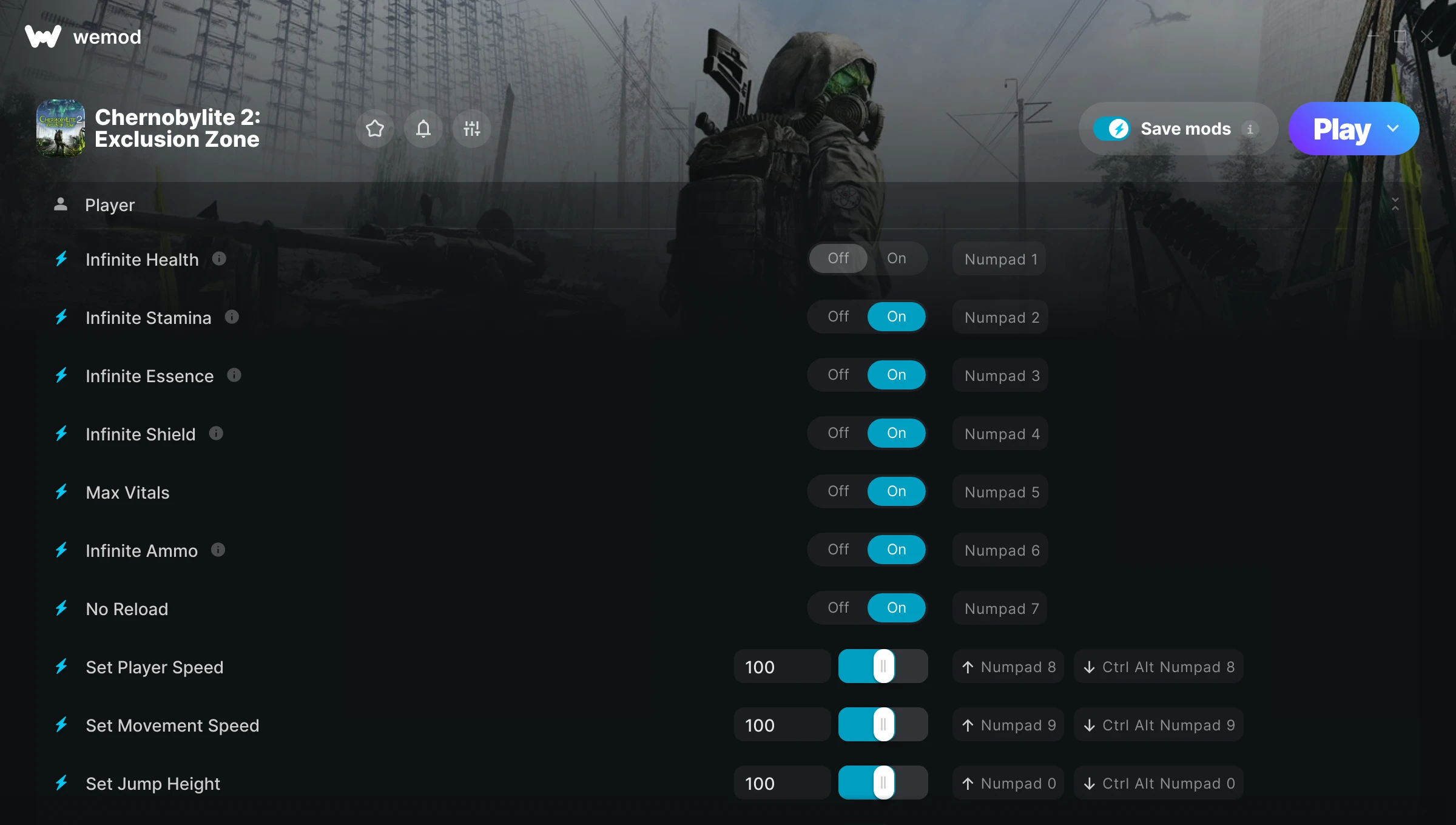 Chernobylite 2: Exclusion Zone Trainer screenshot
