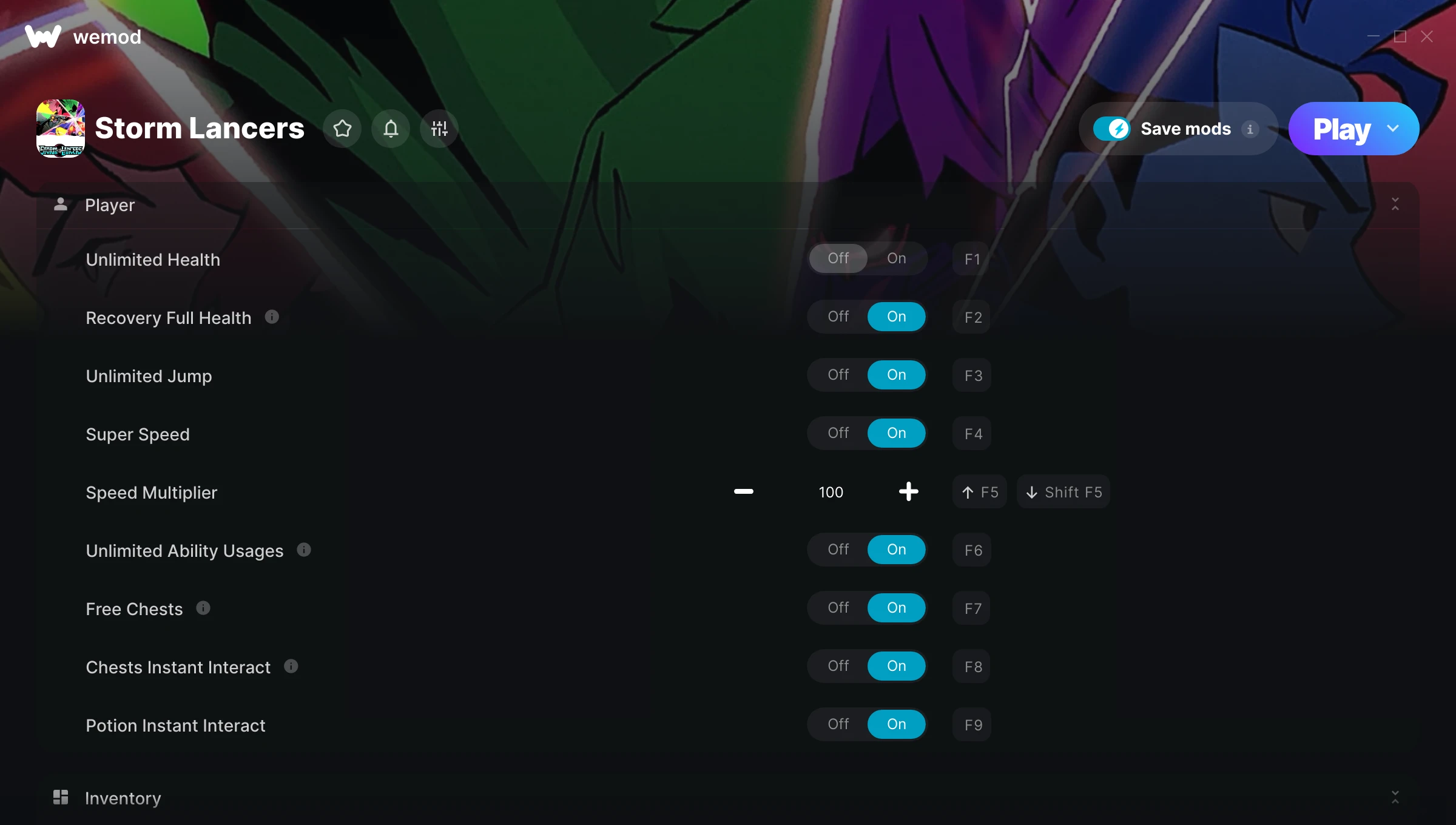 Storm Lancers Trainer screenshot