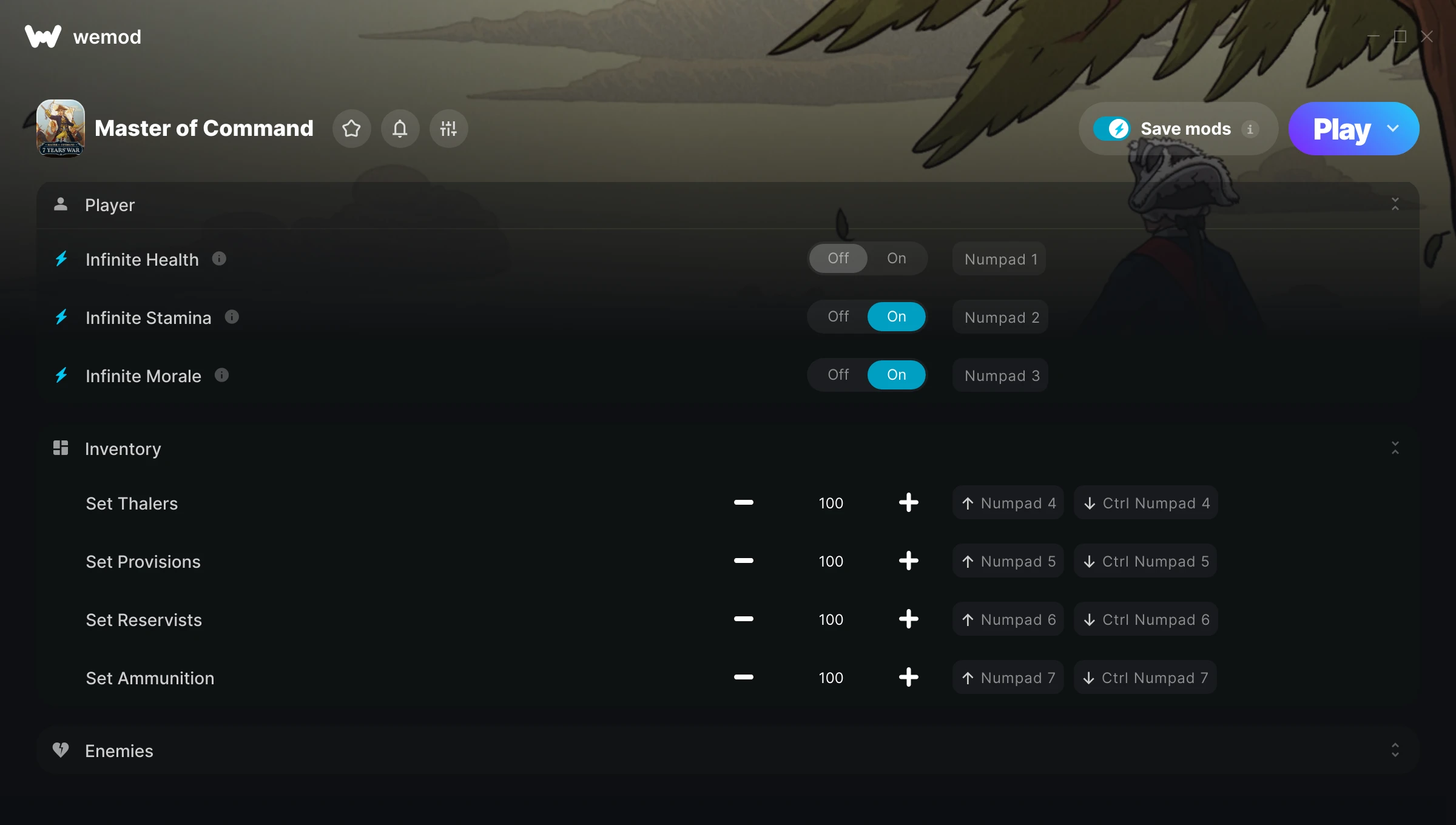 Master of Command Trainer screenshot