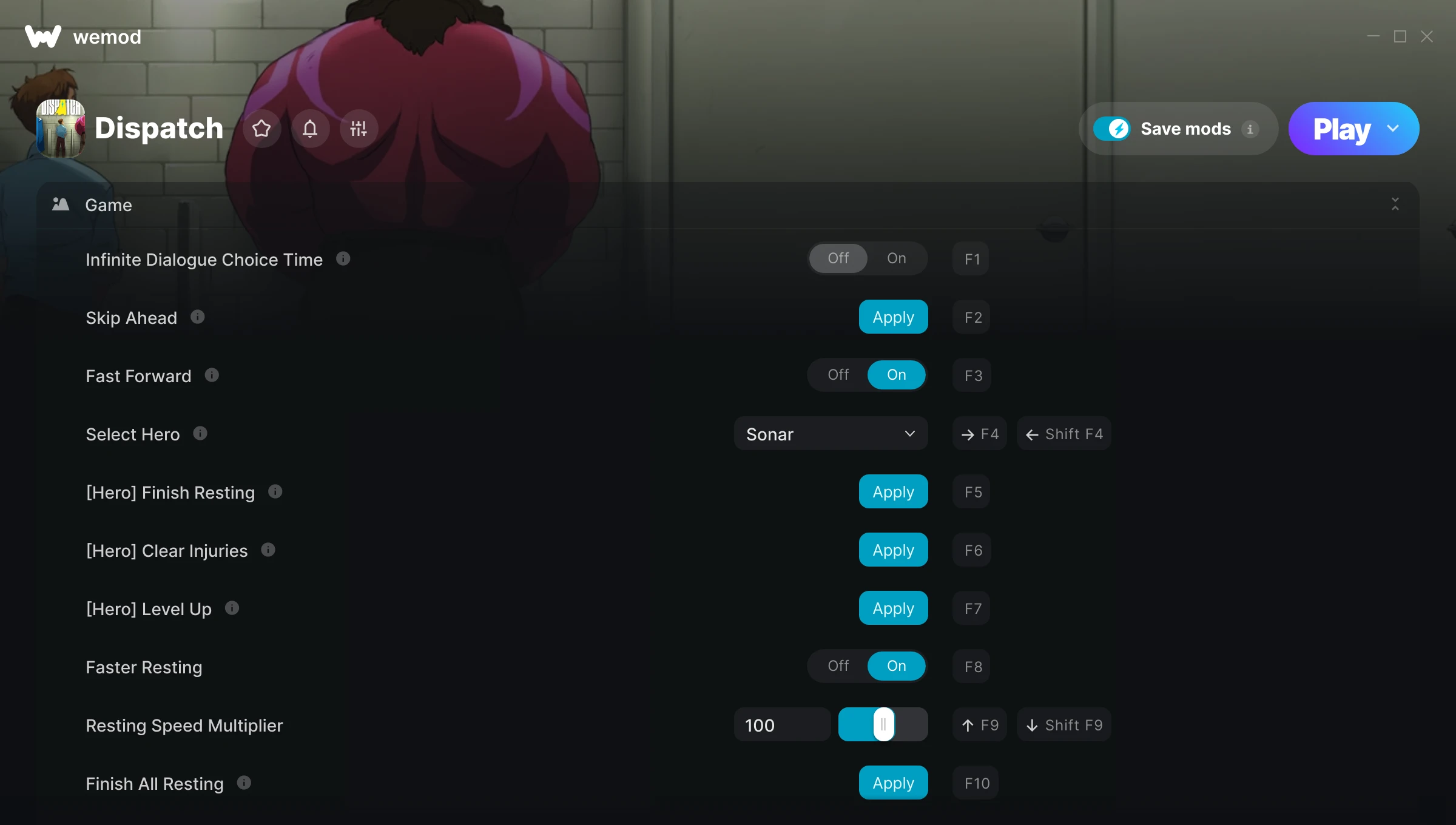 Dispatch Trainer screenshot