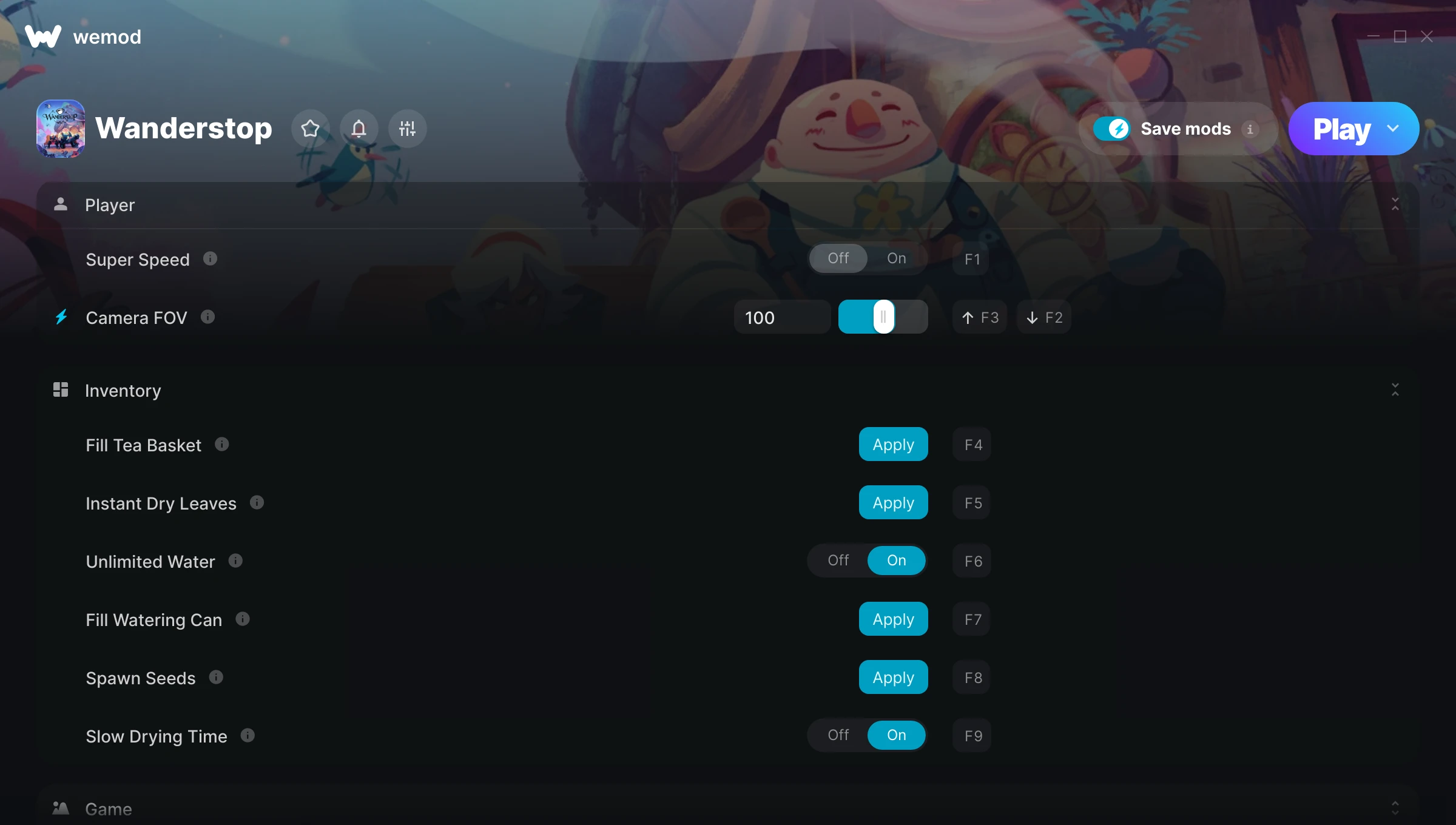 Wanderstop Trainer screenshot