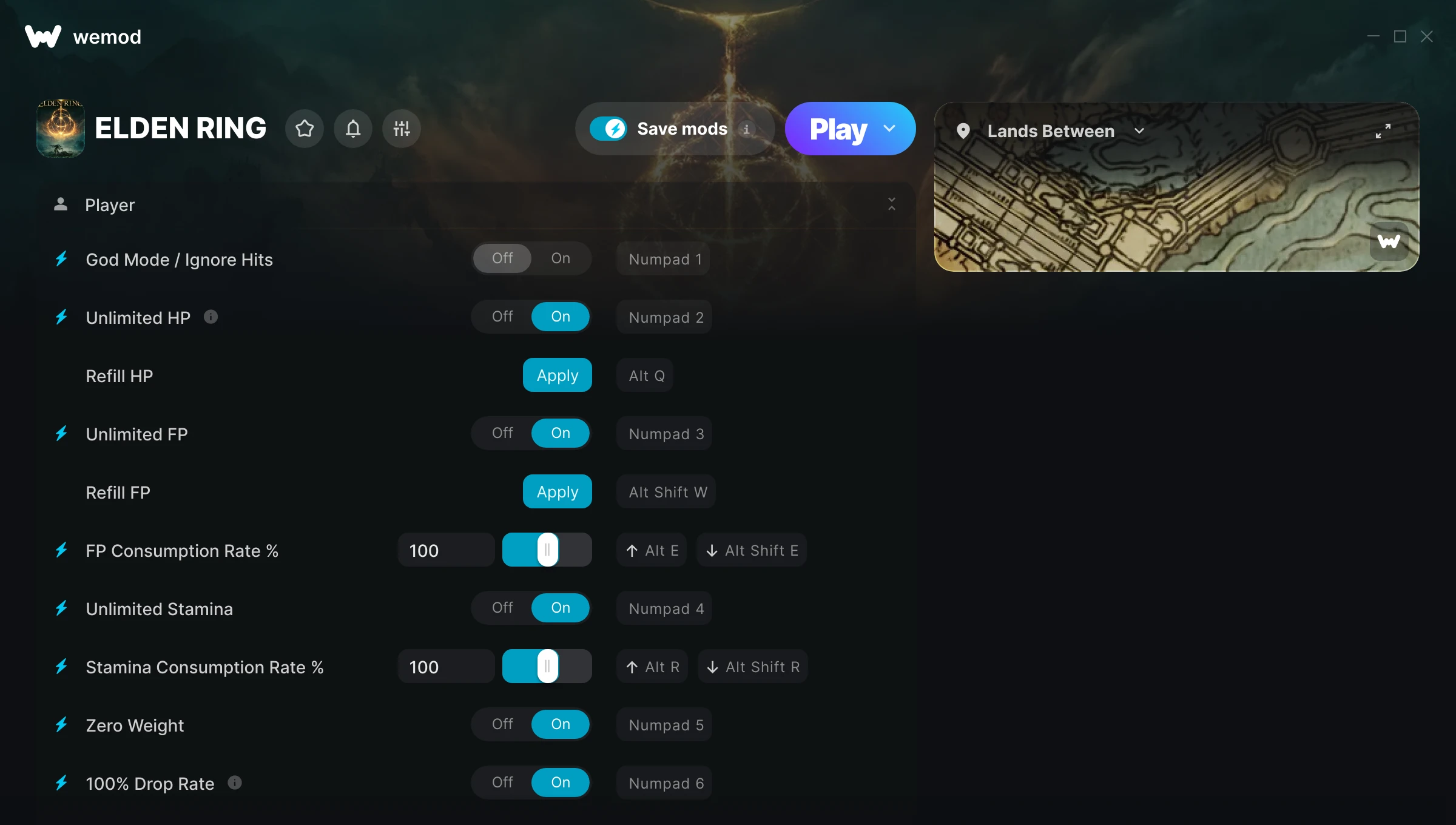 Elden Ring Trainer screenshot