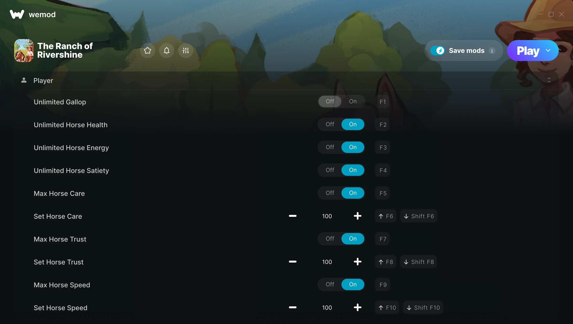 The Ranch of Rivershine Trainer screenshot