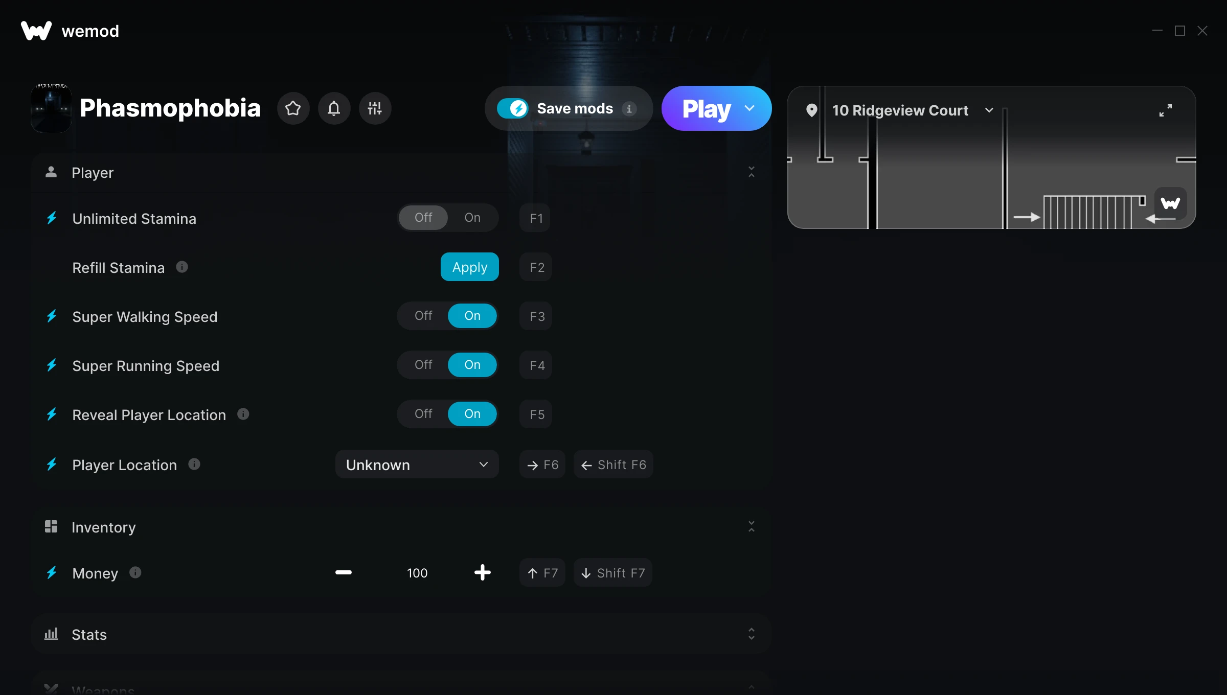 Phasmophobia Trainer screenshot