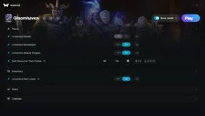 Gloomhaven Trainer screenshot
