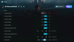 Of Ash and Steel Trainer screenshot