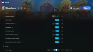 Cloudheim Trainer screenshot