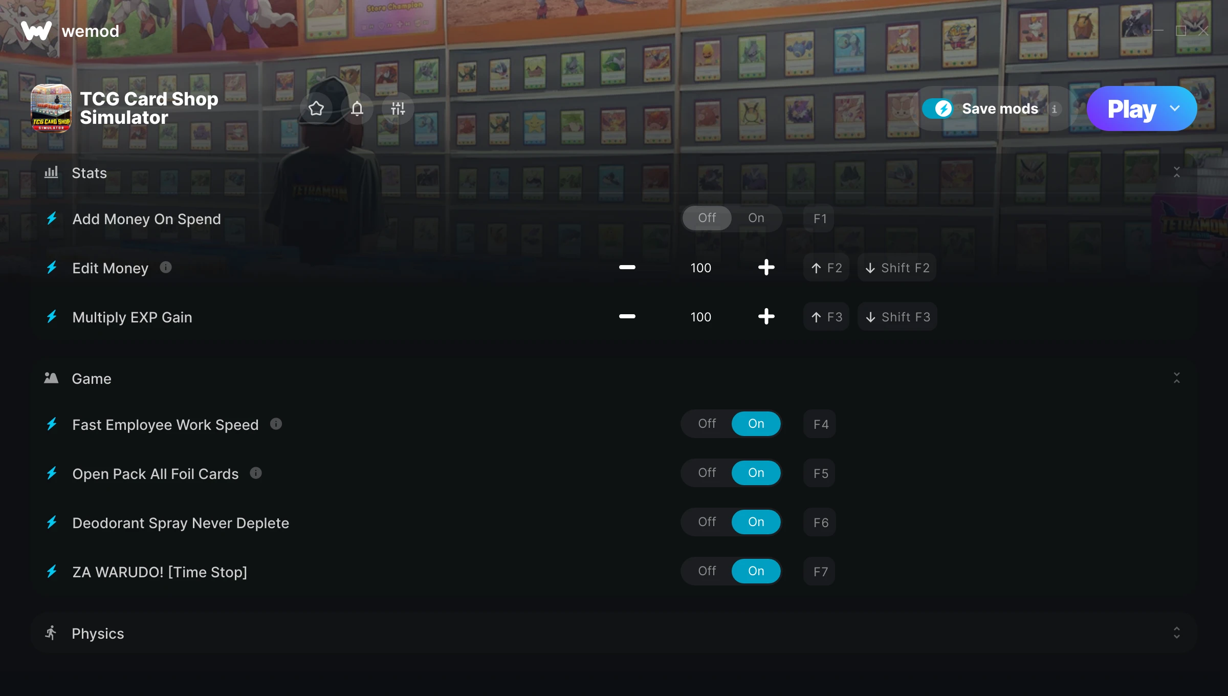 TCG Card Shop Simulator Trainer screenshot