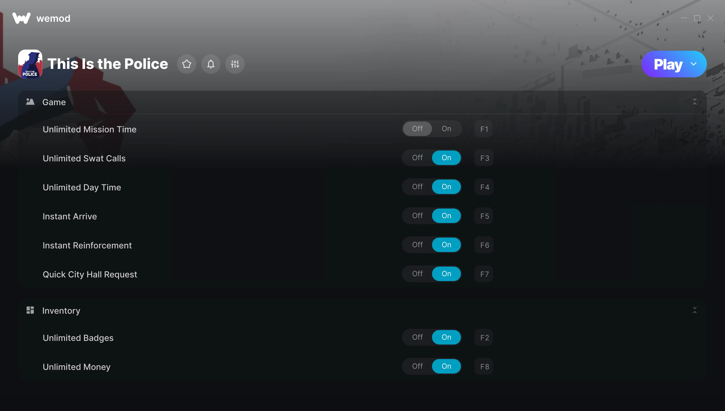 This Is the Police Trainer screenshot