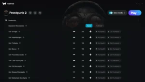 Frostpunk 2 Trainer screenshot