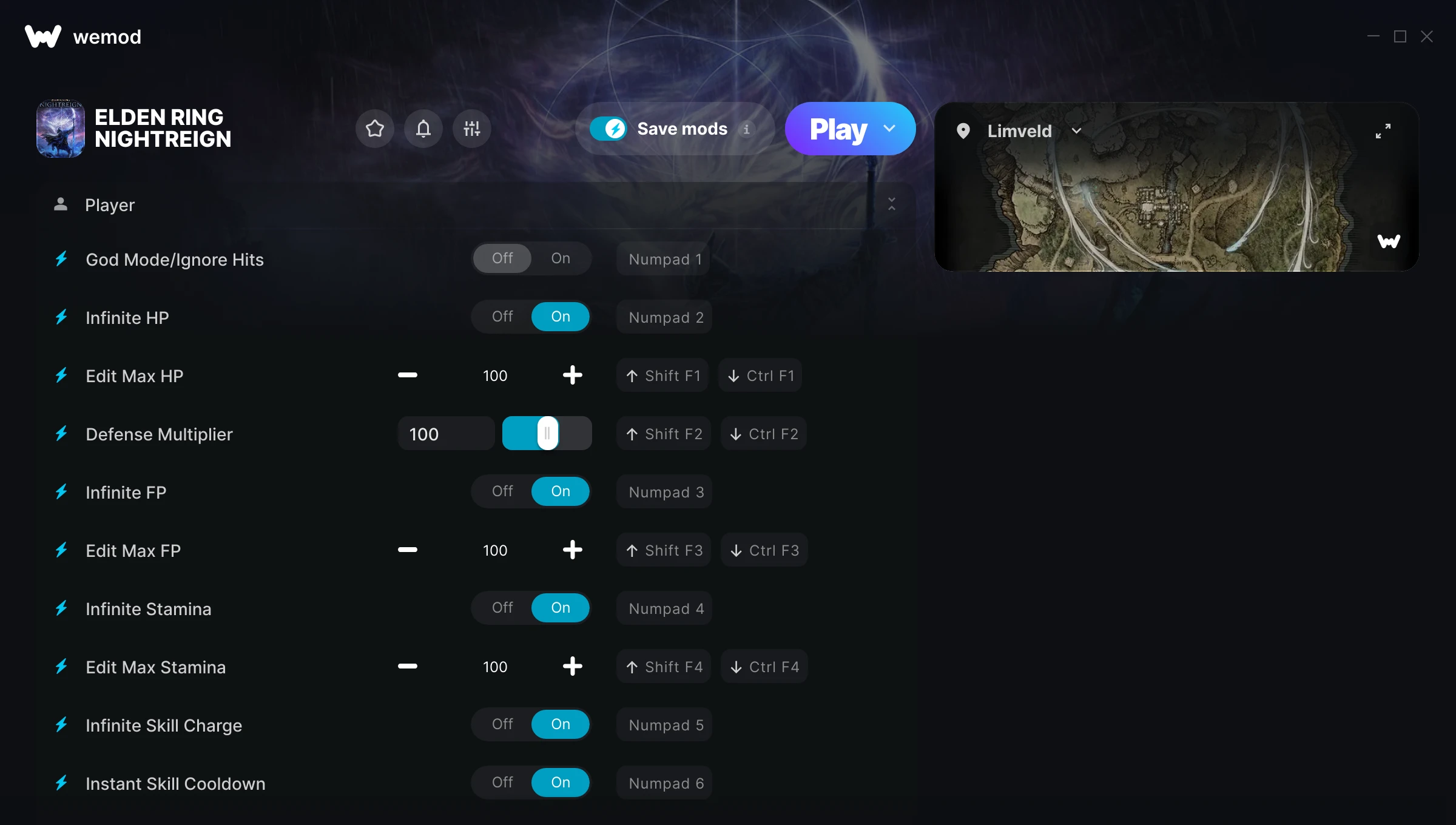 Elden Ring Nightreign Trainer screenshot