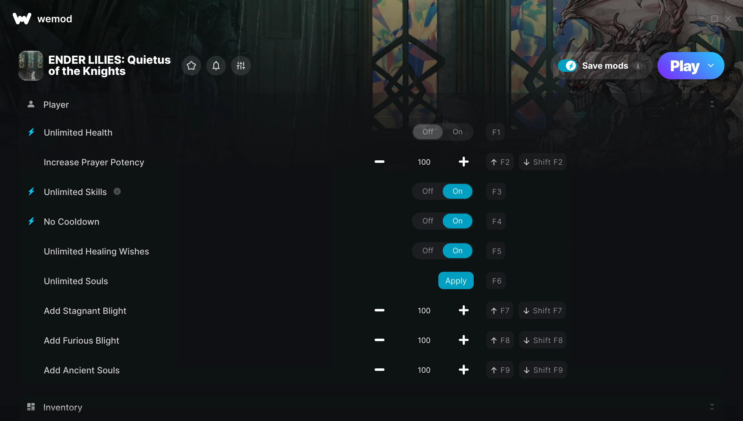 ENDER LILIES: Quietus of the Knights Trainer screenshot