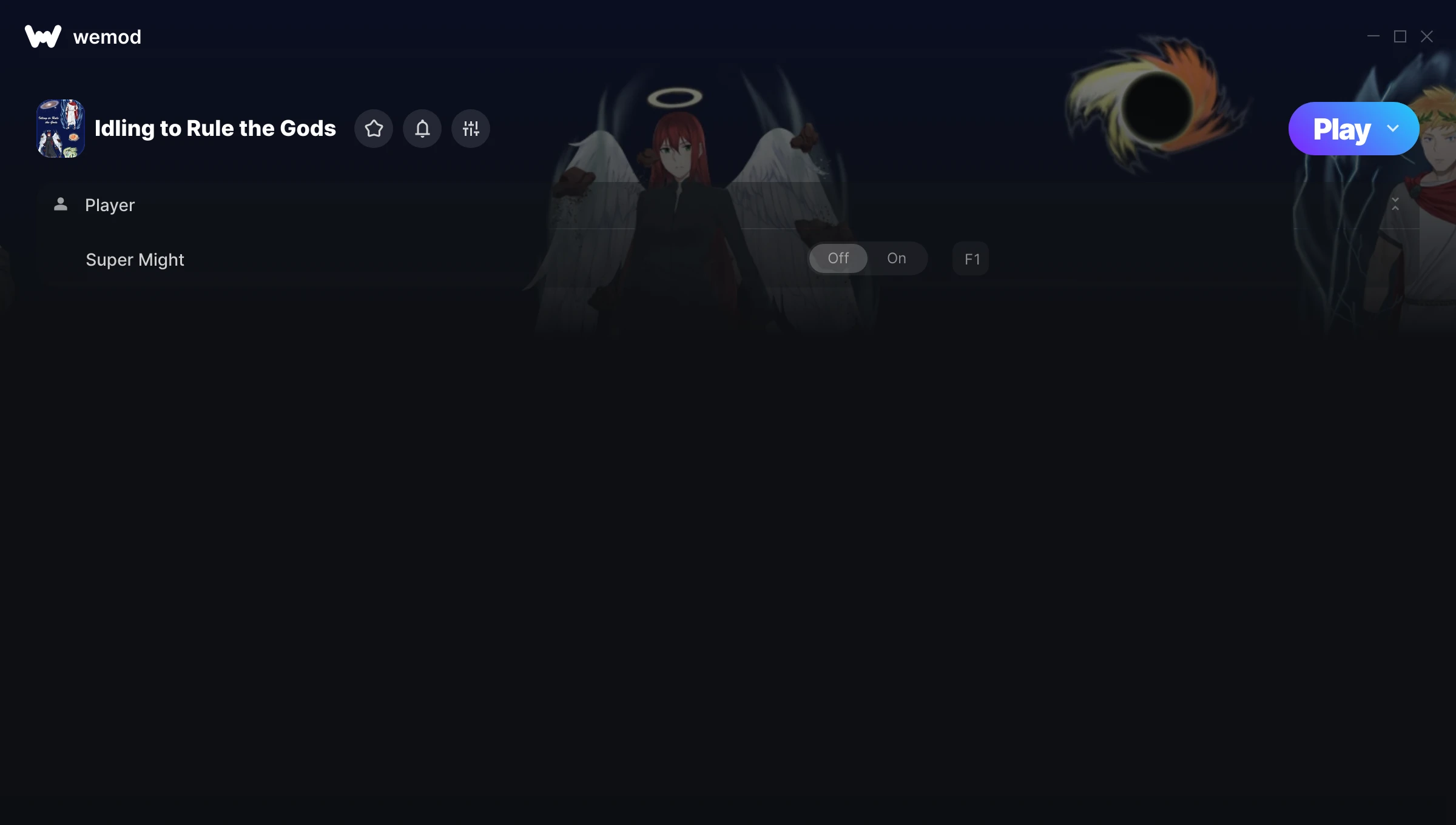 Idling to Rule the Gods Trainer screenshot