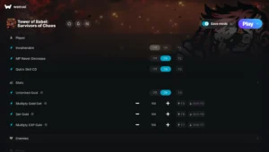 Tower of Babel: Survivors of Chaos Trainer screenshot