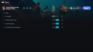 Clone Drone in the Danger Zone Trainer screenshot