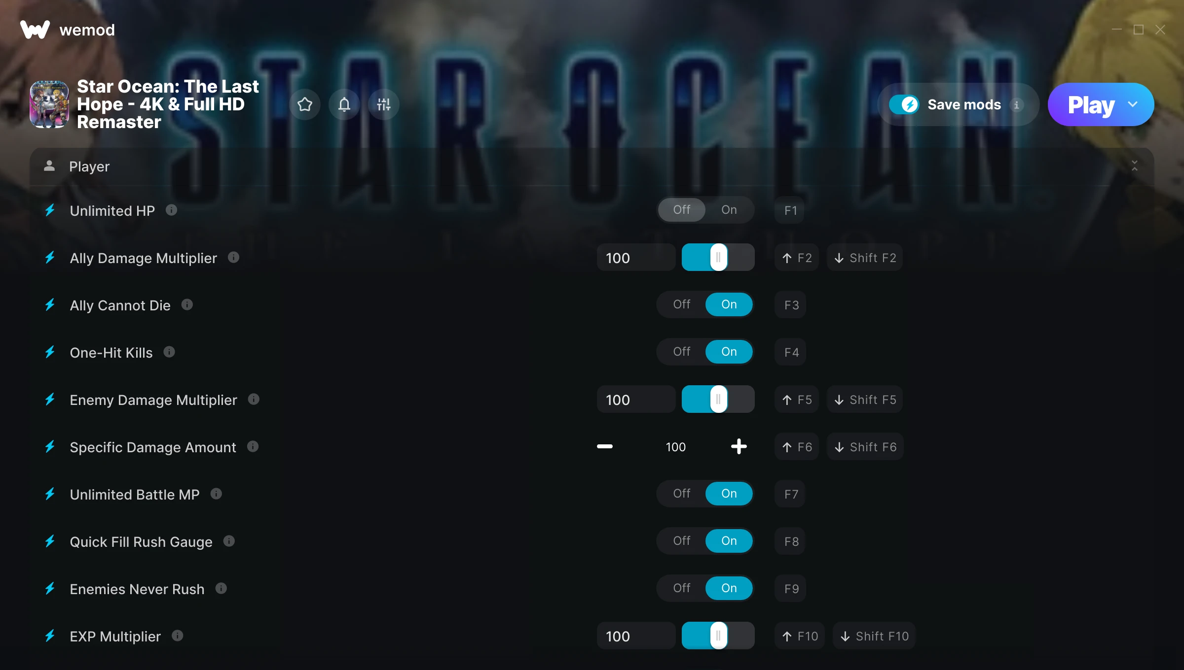 Star Ocean: The Last Hope - 4K & Full HD Remaster Trainer screenshot