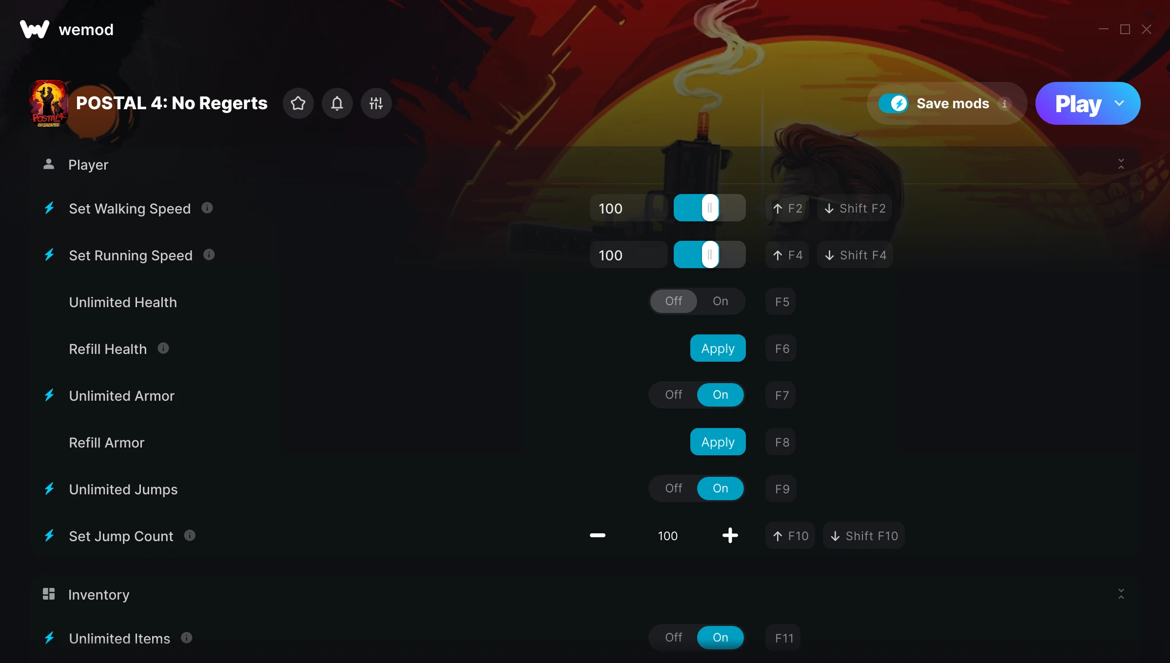 POSTAL 4: No Regerts Trainer screenshot