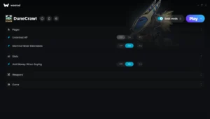 DuneCrawl Trainer screenshot