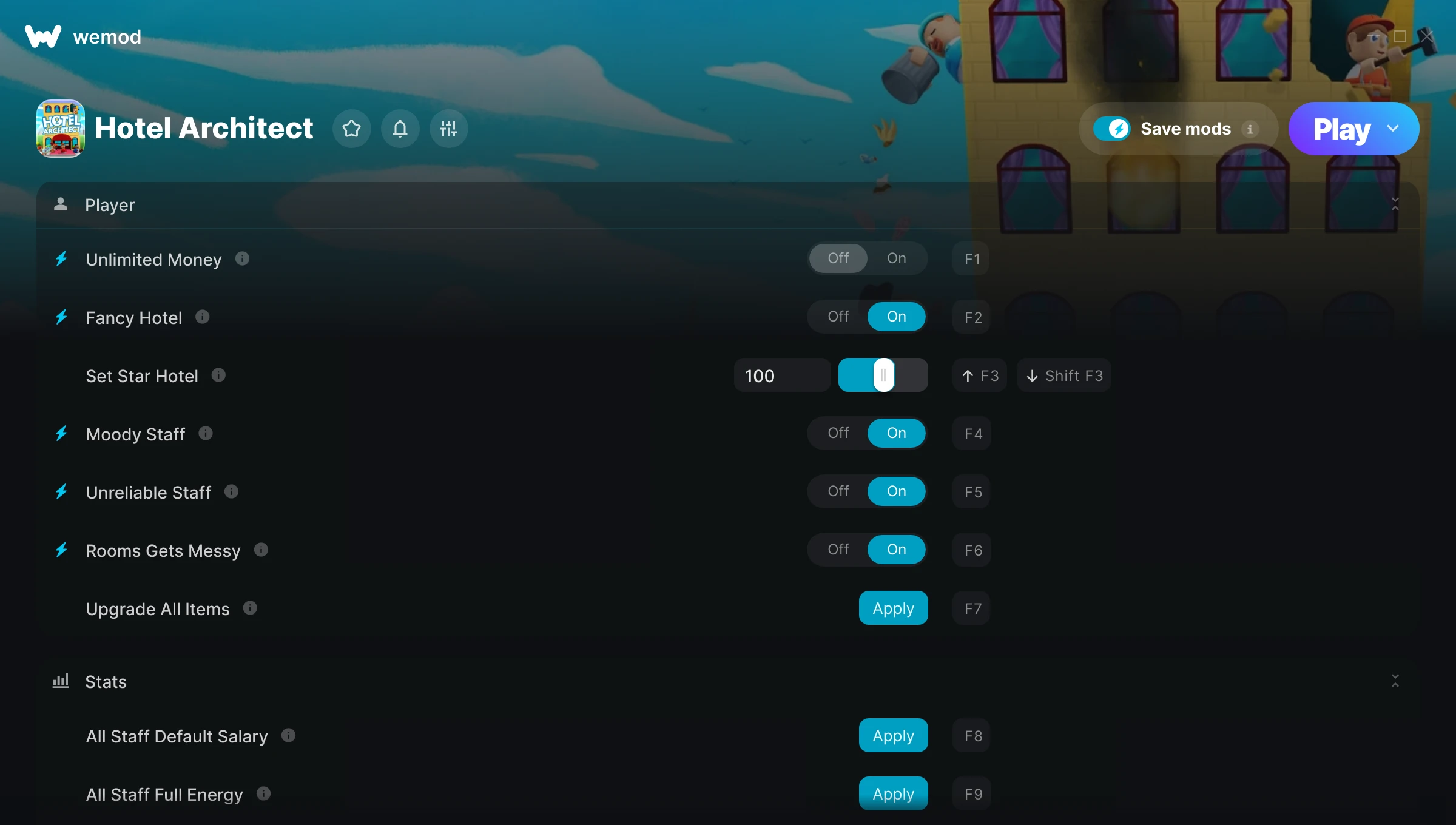 Hotel Architect Trainer screenshot