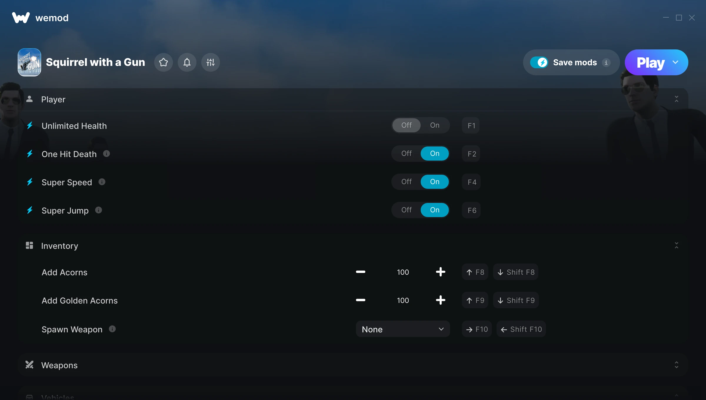 Squirrel with a Gun Trainer screenshot