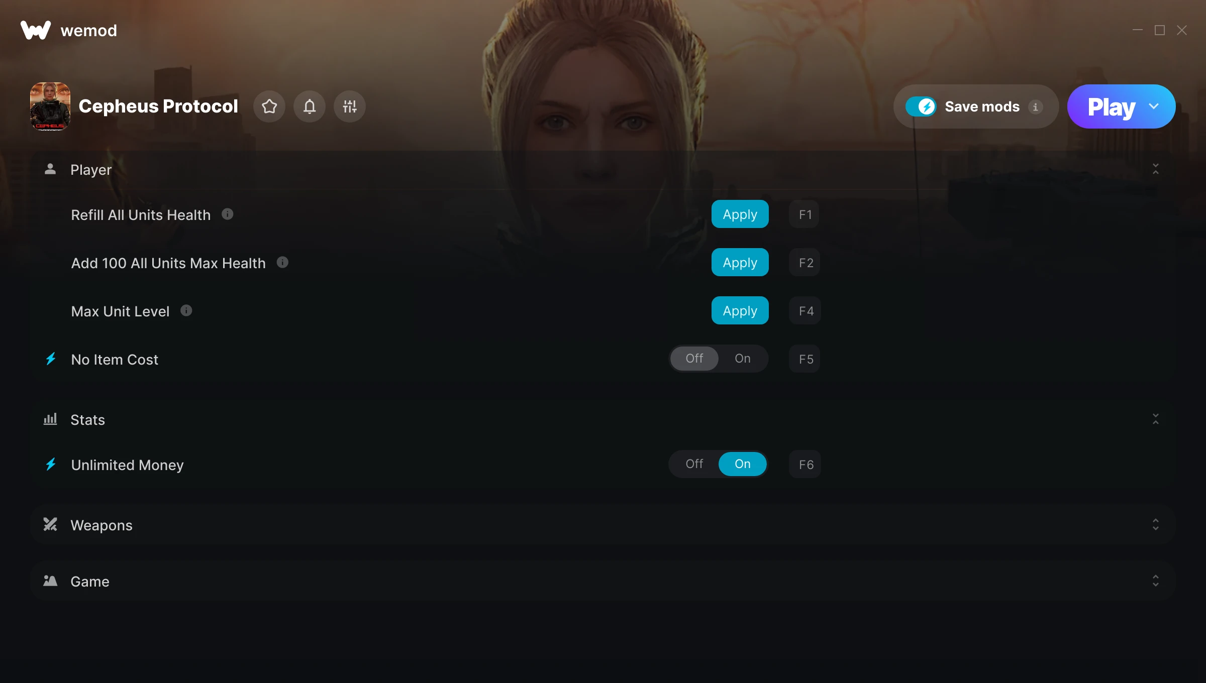 Cepheus Protocol Trainer screenshot