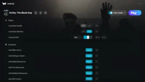 Entity: The Black Day Trainer screenshot