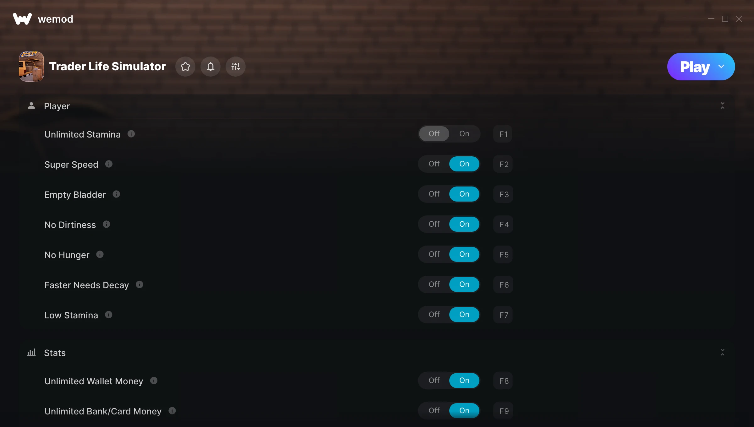 Trader Life Simulator Trainer screenshot