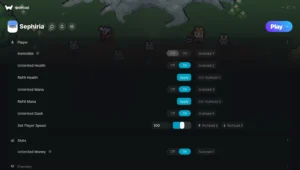 Sephiria Trainer screenshot