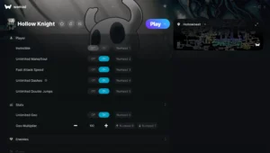 Hollow Knight Trainer screenshot