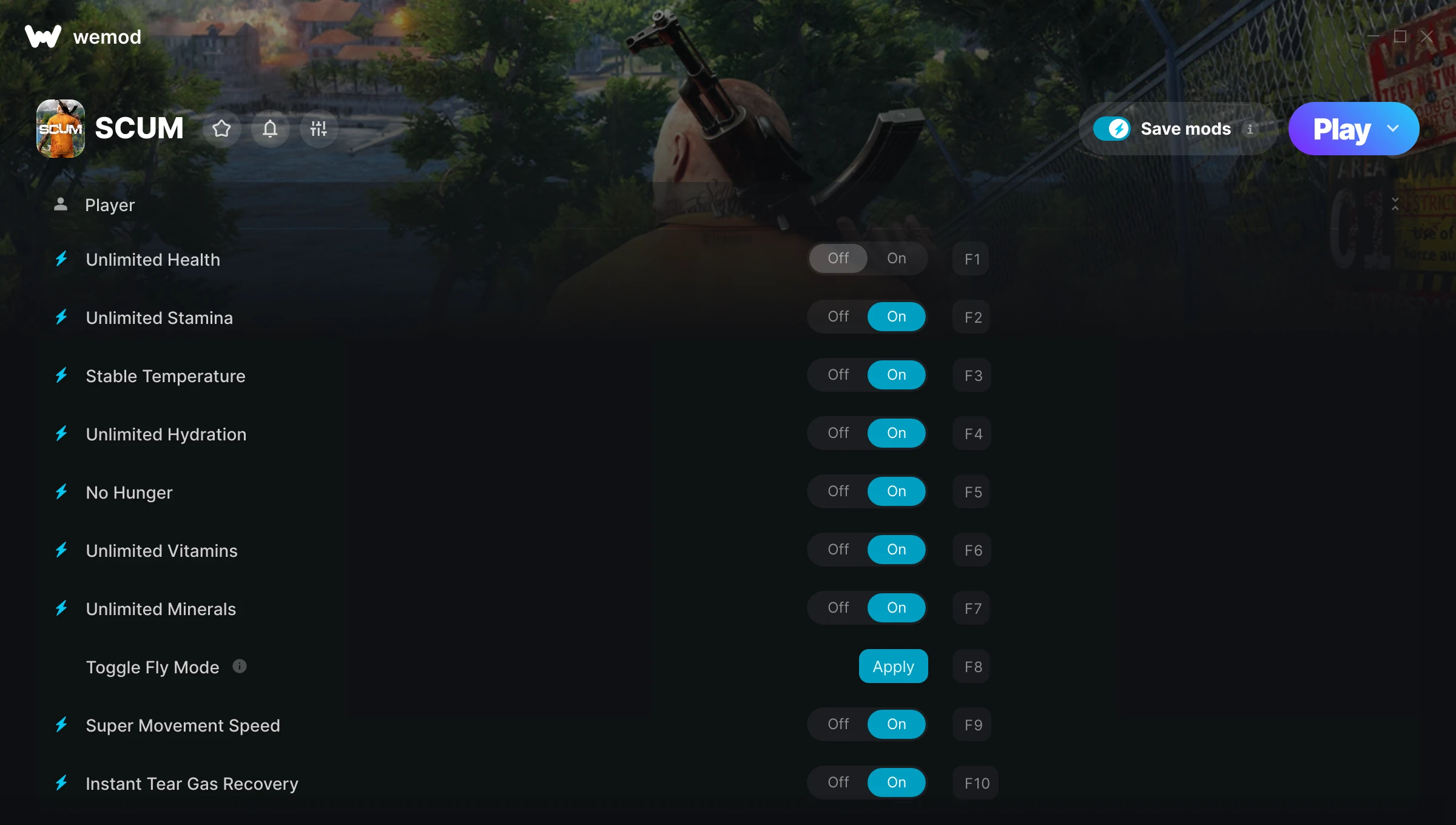 SCUM Trainer screenshot