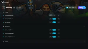 Barony Trainer screenshot