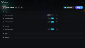 Star Valor Trainer screenshot