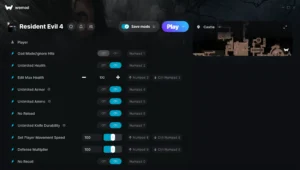 Resident Evil 4 Trainer screenshot