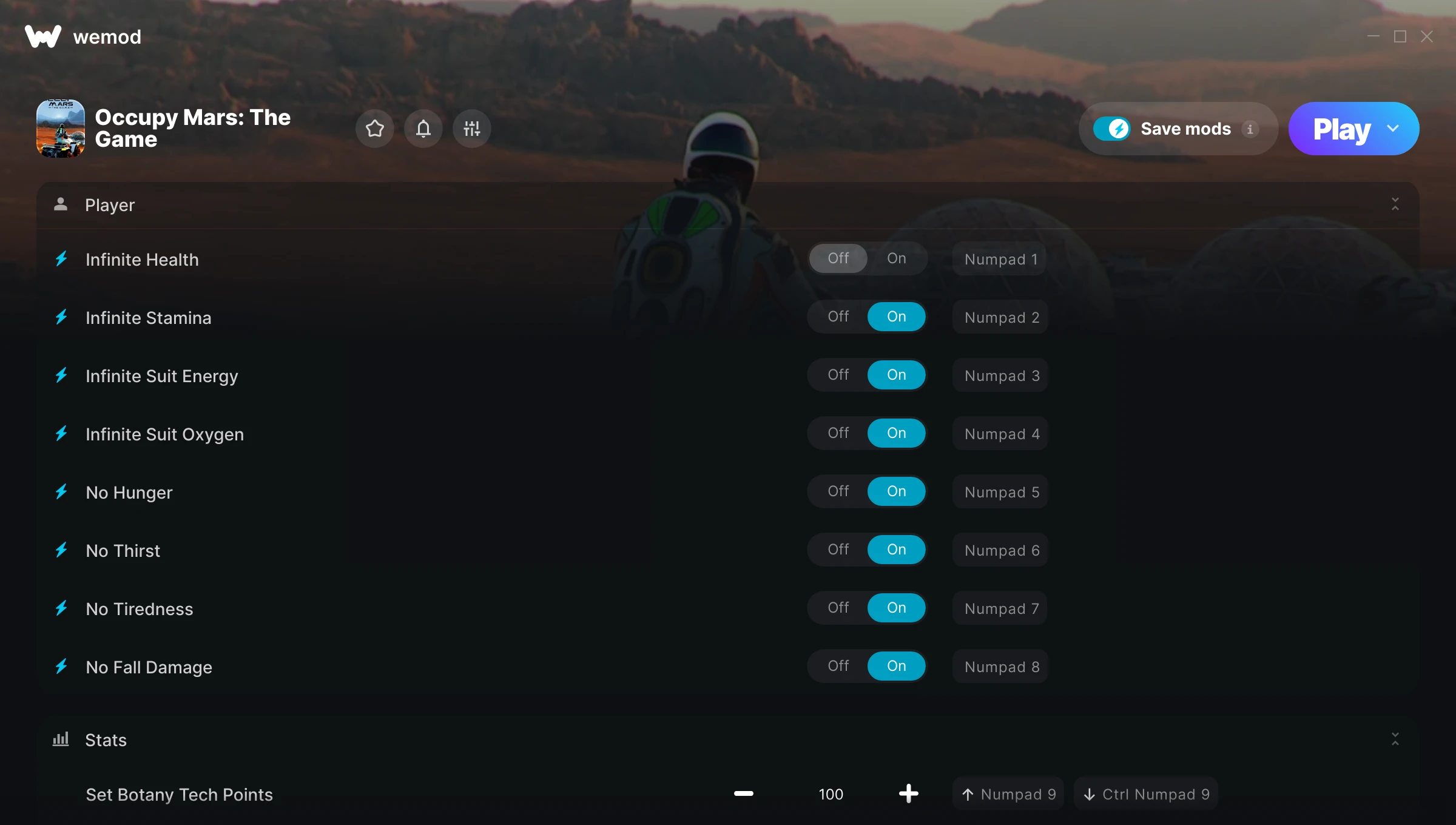 Occupy Mars: The Game Trainer screenshot